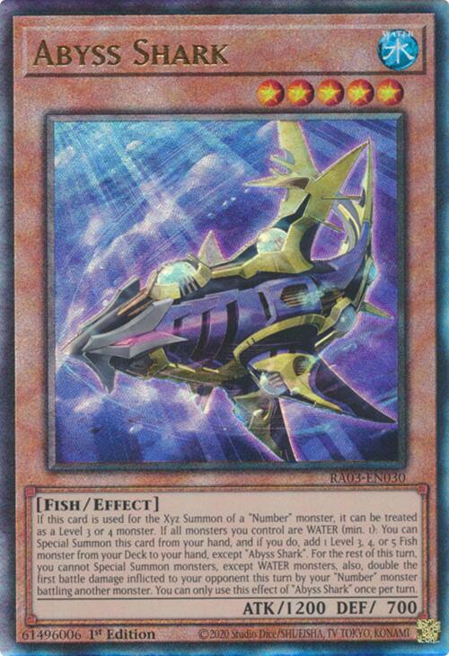 Abyss Shark (UTR) [RA03-EN030] Prismatic Ultimate Rare | Galactic Gamez