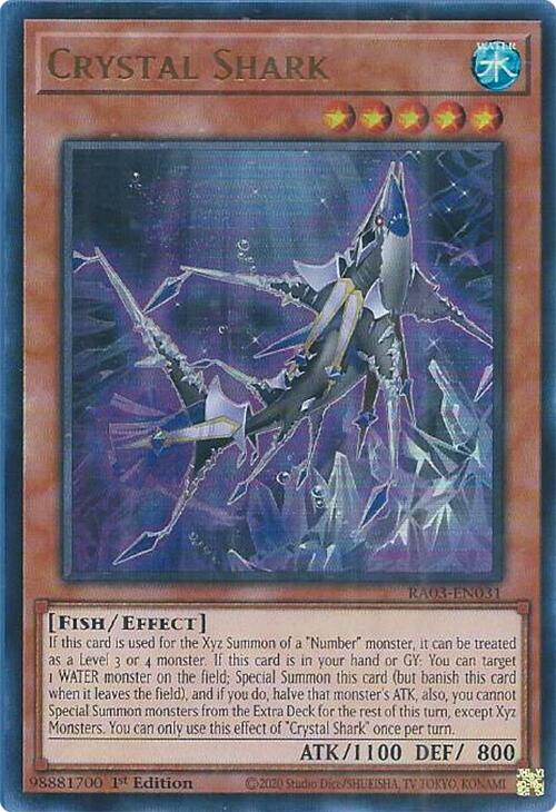 Crystal Shark (UR) [RA03-EN031] Ultra Rare | Galactic Gamez