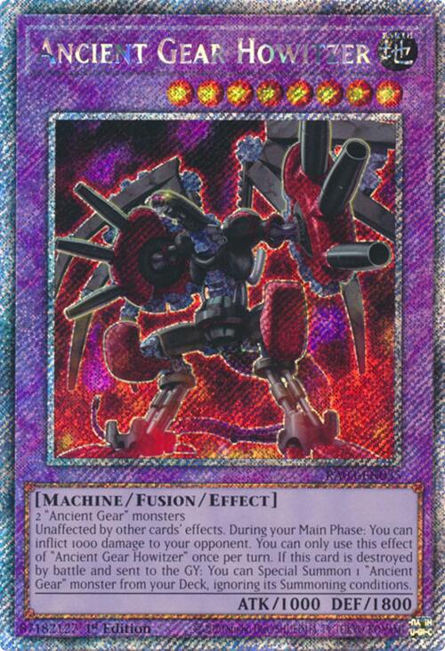 Ancient Gear Howitzer (Platinum Secret Rare) [RA03-EN035] Platinum Secret Rare | Galactic Gamez