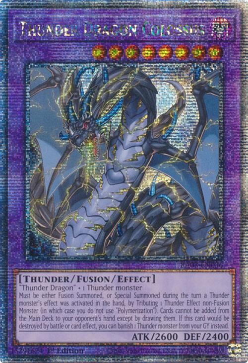 Thunder Dragon Colossus (Quarter Century Secret Rare) [RA03-EN036] Quarter Century Secret Rare | Galactic Gamez