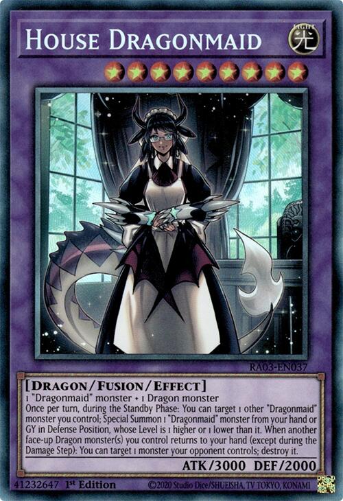 House Dragonmaid (CR) [RA03-EN037] Prismatic Collector's Rare | Galactic Gamez