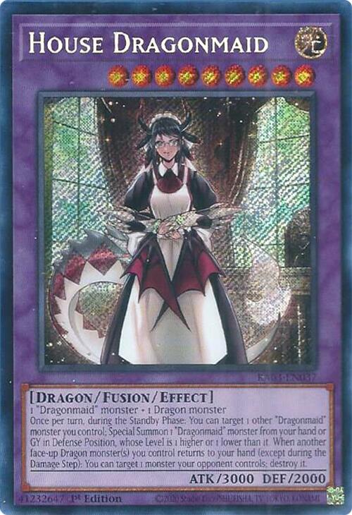 House Dragonmaid (Secret Rare) [RA03-EN037] Secret Rare | Galactic Gamez