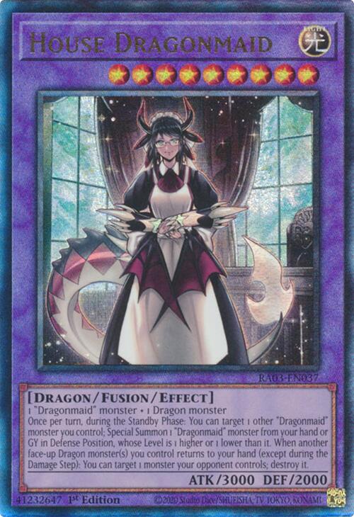 House Dragonmaid (UTR) [RA03-EN037] Prismatic Ultimate Rare | Galactic Gamez