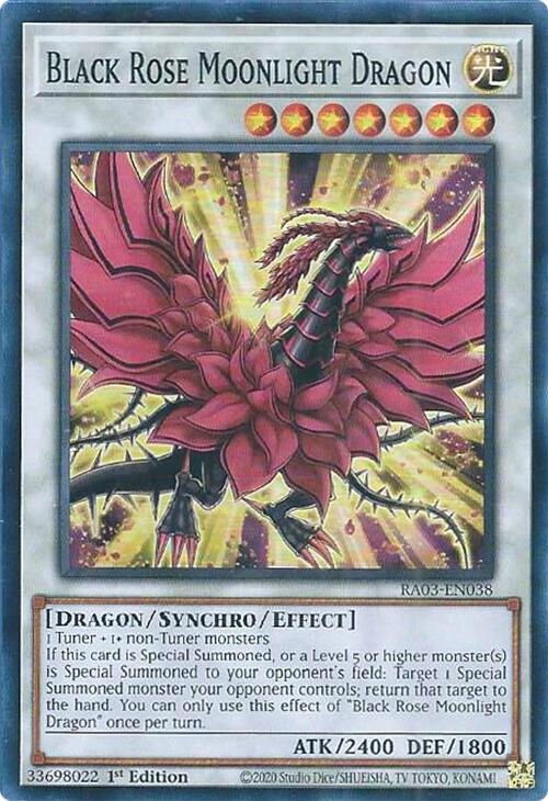 Black Rose Moonlight Dragon [RA03-EN038] Super Rare | Galactic Gamez