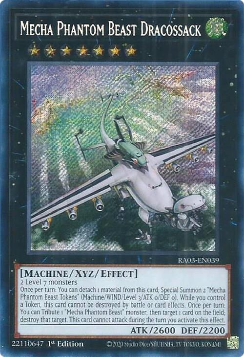 Mecha Phantom Beast Dracossack (Secret Rare) [RA03-EN039] Secret Rare | Galactic Gamez