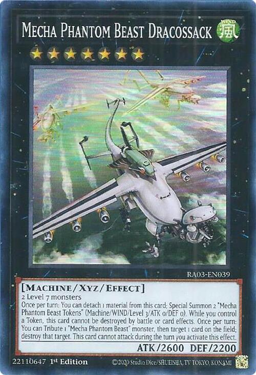 Mecha Phantom Beast Dracossack [RA03-EN039] Super Rare | Galactic Gamez