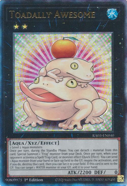 Toadally Awesome (UTR) [RA03-EN040] Prismatic Ultimate Rare | Galactic Gamez