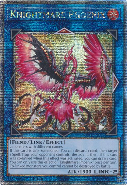 Knightmare Phoenix (Quarter Century Secret Rare) [RA03-EN042] Quarter Century Secret Rare | Galactic Gamez