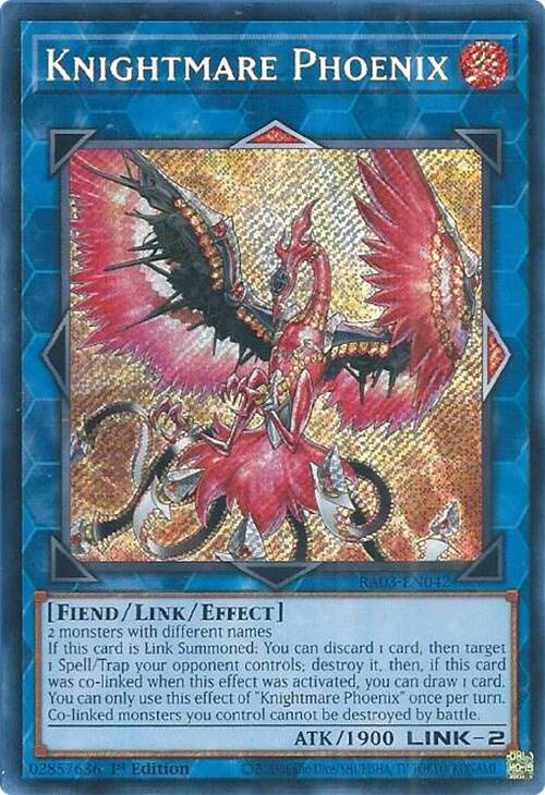 Knightmare Phoenix (Secret Rare) [RA03-EN042] Secret Rare | Galactic Gamez