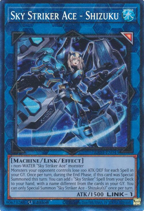 Sky Striker Ace - Shizuku (CR) [RA03-EN043] Prismatic Collector's Rare | Galactic Gamez