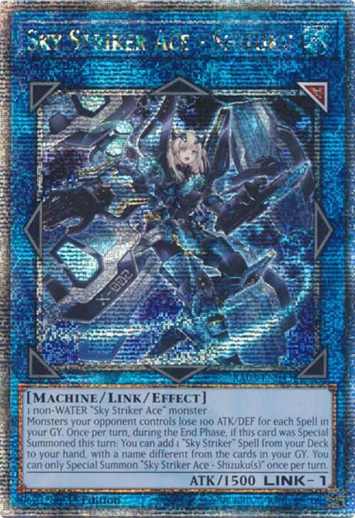 Sky Striker Ace - Shizuku (Quarter Century Secret Rare) [RA03-EN043] Quarter Century Secret Rare | Galactic Gamez