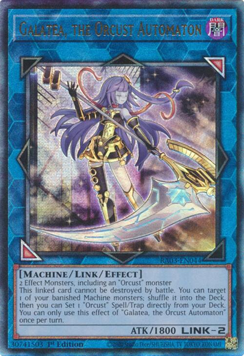 Galatea, the Orcust Automaton (UTR) [RA03-EN044] Prismatic Ultimate Rare | Galactic Gamez