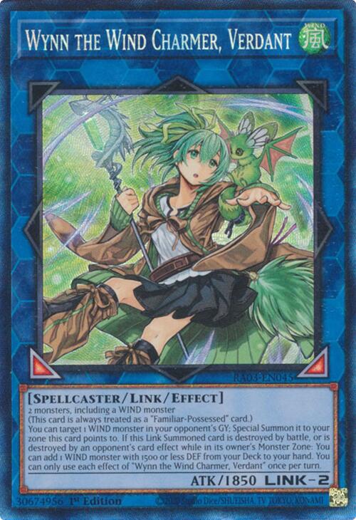 Wynn the Wind Charmer, Verdant (CR) [RA03-EN045] Prismatic Collector's Rare | Galactic Gamez