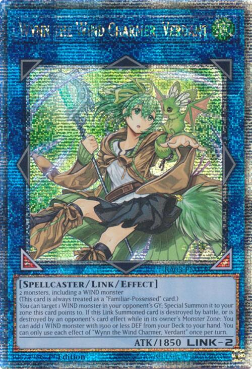 Wynn the Wind Charmer, Verdant (Quarter Century Secret Rare) [RA03-EN045] Quarter Century Secret Rare | Galactic Gamez