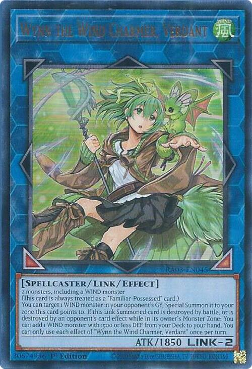 Wynn the Wind Charmer, Verdant (UR) [RA03-EN045] Ultra Rare | Galactic Gamez