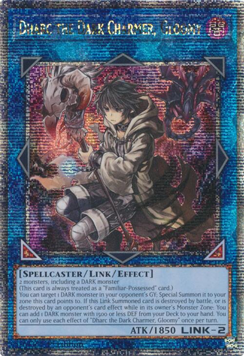 Dharc the Dark Charmer, Gloomy (Quarter Century Secret Rare) [RA03-EN048] Quarter Century Secret Rare | Galactic Gamez