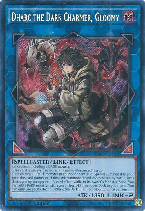 Dharc the Dark Charmer, Gloomy (Secret Rare) [RA03-EN048] Secret Rare | Galactic Gamez