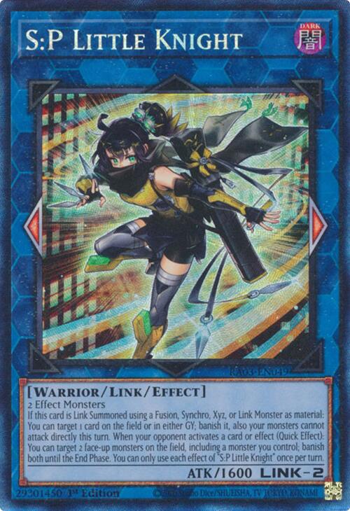 S:P Little Knight (CR) [RA03-EN049] Prismatic Collector's Rare | Galactic Gamez