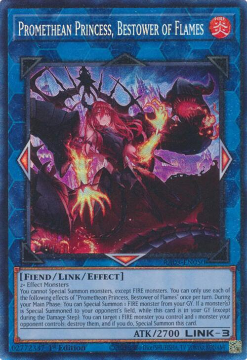 Promethean Princess, Bestower of Flames (CR) [RA03-EN050] Prismatic Collector's Rare | Galactic Gamez