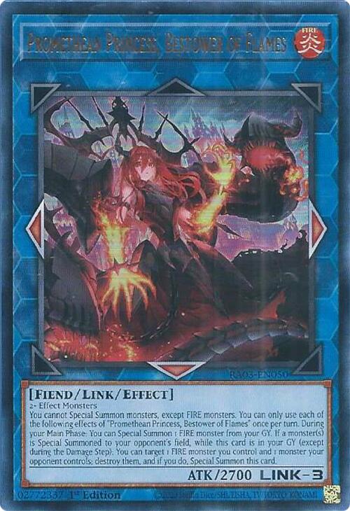 Promethean Princess, Bestower of Flames (UR) [RA03-EN050] Ultra Rare | Galactic Gamez