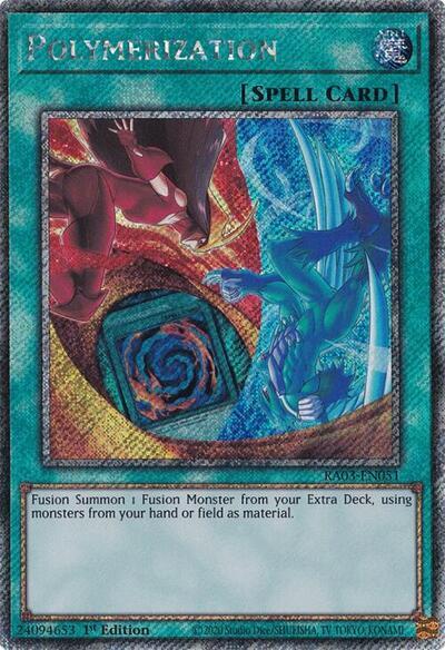 Polymerization (Platinum Secret Rare) [RA03-EN051] Platinum Secret Rare | Galactic Gamez