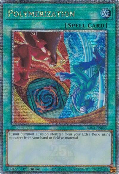 Polymerization (Quarter Century Secret Rare) [RA03-EN051] Quarter Century Secret Rare | Galactic Gamez