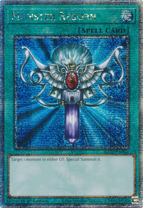 Monster Reborn (Quarter Century Secret Rare) [RA03-EN052] Quarter Century Secret Rare | Galactic Gamez