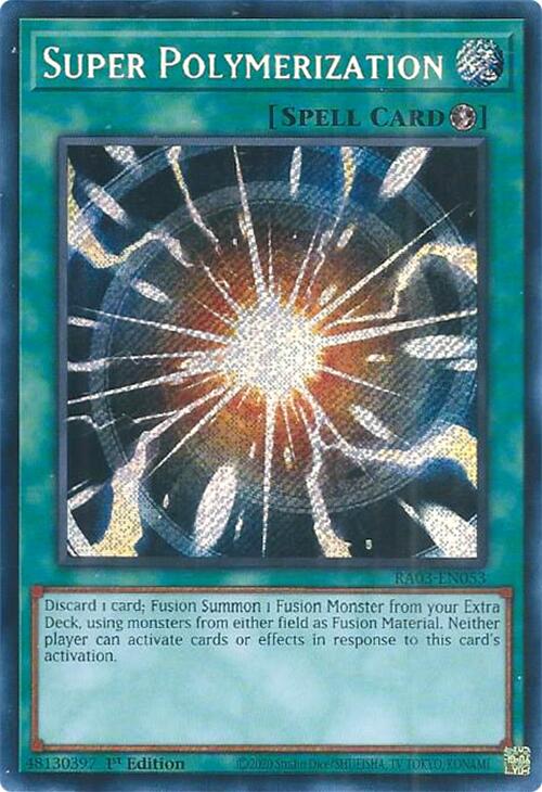 Super Polymerization (Secret Rare) [RA03-EN053] Secret Rare | Galactic Gamez