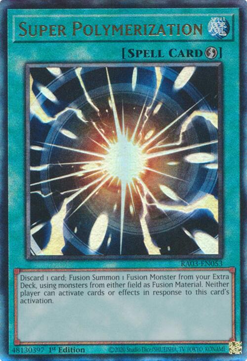 Super Polymerization (UTR) [RA03-EN053] Prismatic Ultimate Rare | Galactic Gamez