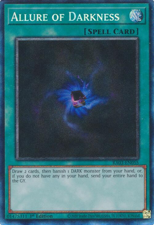 Allure of Darkness (CR) [RA03-EN055] Prismatic Collector's Rare | Galactic Gamez