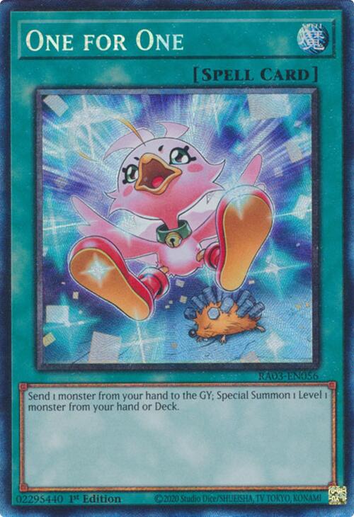 One for One (CR) [RA03-EN056] Prismatic Collector's Rare | Galactic Gamez