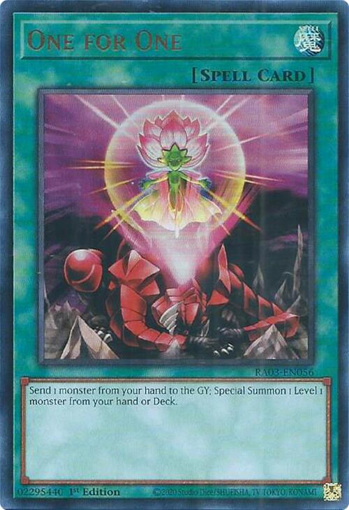 One for One (UR) [RA03-EN056] Ultra Rare | Galactic Gamez