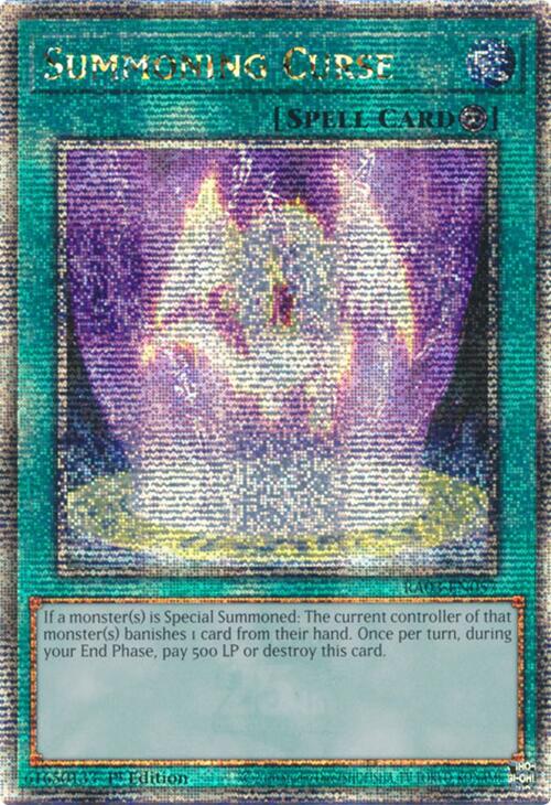 Summoning Curse (Quarter Century Secret Rare) [RA03-EN057] Quarter Century Secret Rare | Galactic Gamez