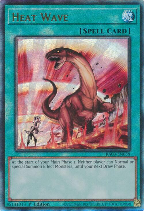 Heat Wave (UTR) [RA03-EN058] Prismatic Ultimate Rare | Galactic Gamez