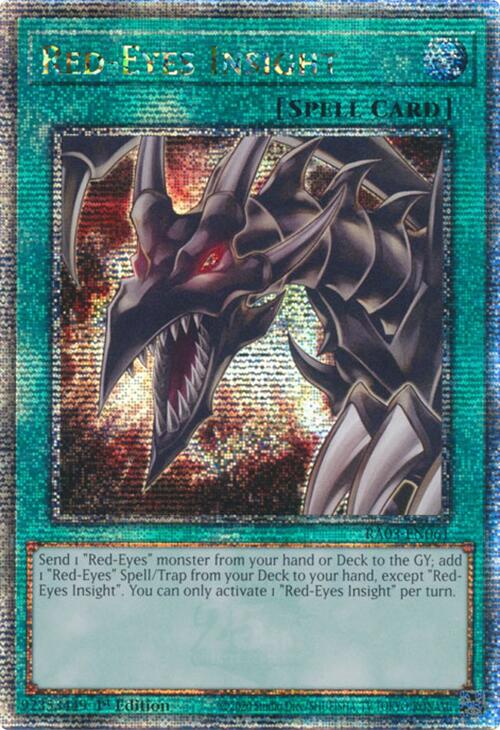 Red-Eyes Insight (Quarter Century Secret Rare) [RA03-EN061] Quarter Century Secret Rare | Galactic Gamez