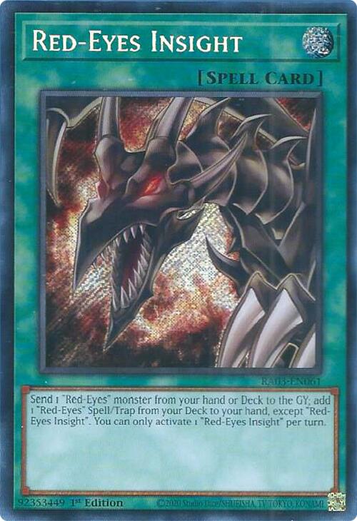 Red-Eyes Insight (Secret Rare) [RA03-EN061] Secret Rare | Galactic Gamez
