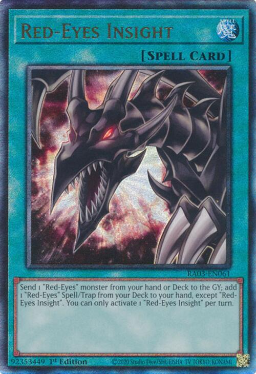 Red-Eyes Insight (UTR) [RA03-EN061] Prismatic Ultimate Rare | Galactic Gamez