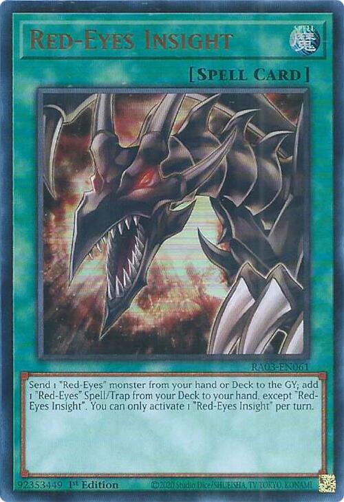 Red-Eyes Insight (UR) [RA03-EN061] Ultra Rare | Galactic Gamez