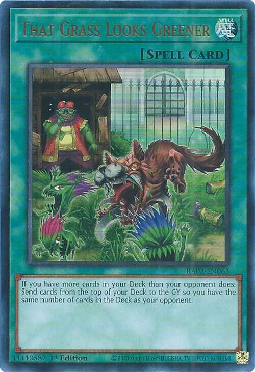 That Grass Looks Greener (UR) [RA03-EN063] Ultra Rare | Galactic Gamez