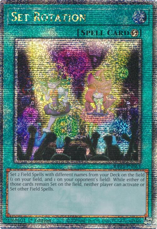 Set Rotation (Quarter Century Secret Rare) [RA03-EN065] Quarter Century Secret Rare | Galactic Gamez