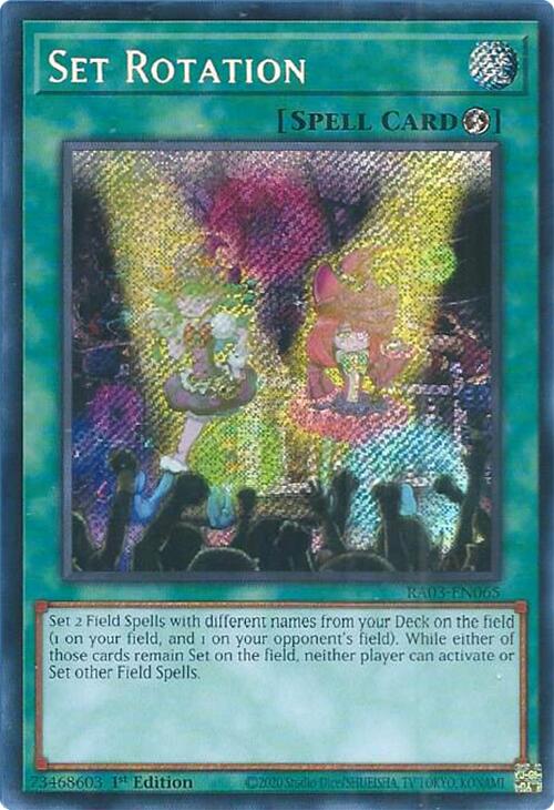 Set Rotation (Secret Rare) [RA03-EN065] Secret Rare | Galactic Gamez