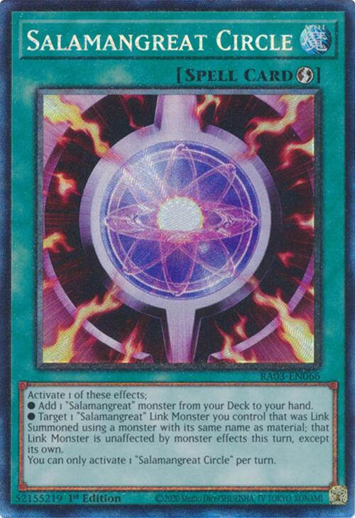 Salamangreat Circle (CR) [RA03-EN066] Prismatic Collector's Rare | Galactic Gamez