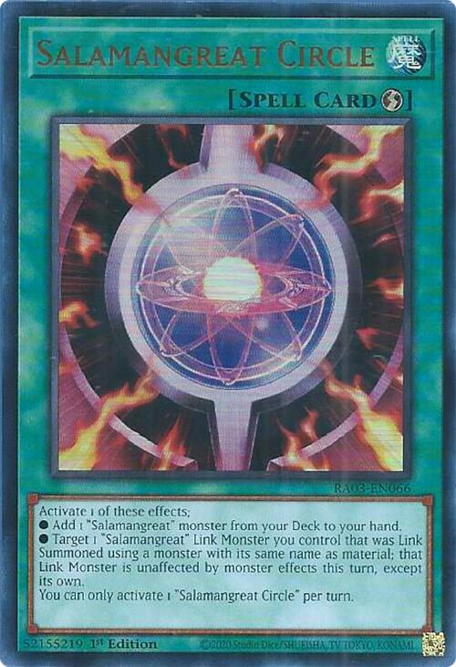 Salamangreat Circle (UR) [RA03-EN066] Ultra Rare | Galactic Gamez