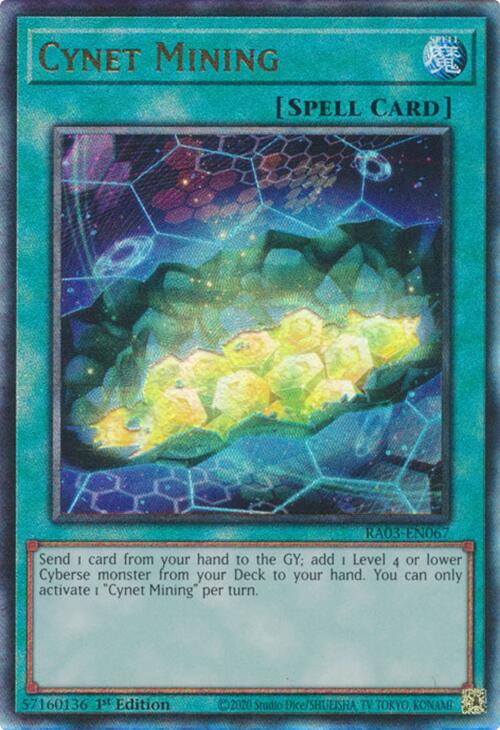 Cynet Mining (UTR) [RA03-EN067] Prismatic Ultimate Rare | Galactic Gamez