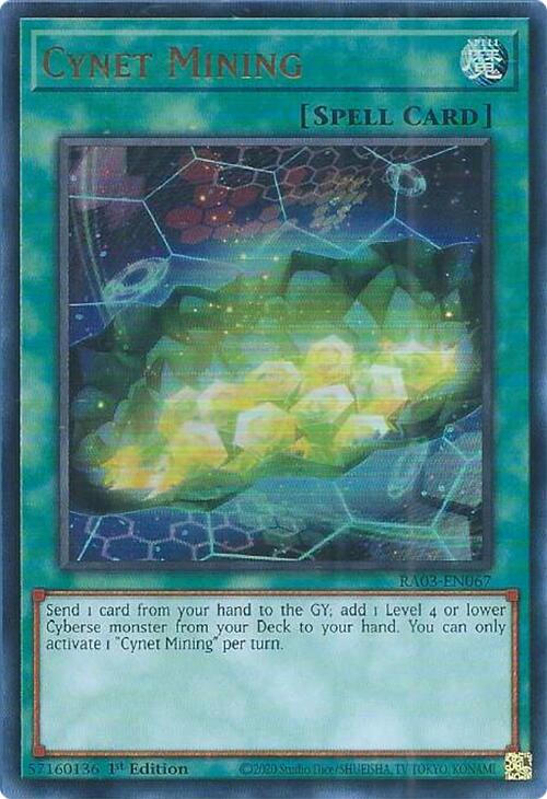 Cynet Mining (UR) [RA03-EN067] Ultra Rare | Galactic Gamez