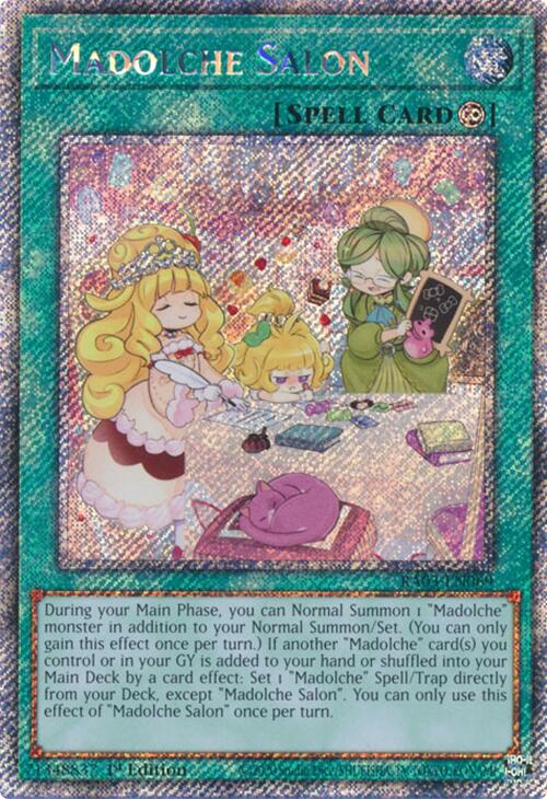 Madolche Salon (Platinum Secret Rare) [RA03-EN069] Platinum Secret Rare | Galactic Gamez