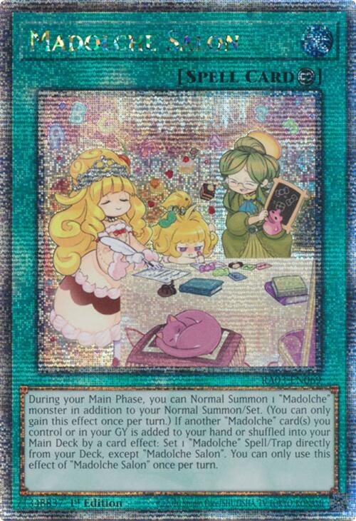 Madolche Salon (Quarter Century Secret Rare) [RA03-EN069] Quarter Century Secret Rare | Galactic Gamez