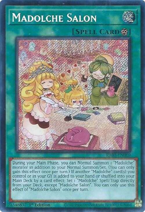 Madolche Salon (Secret Rare) [RA03-EN069] Secret Rare | Galactic Gamez