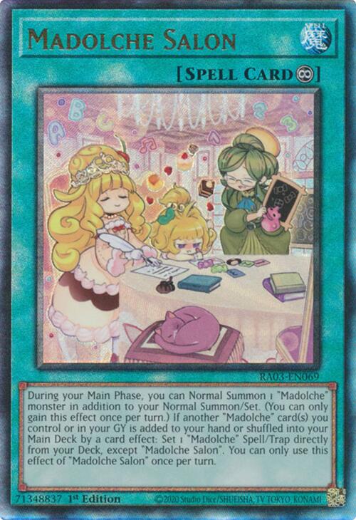 Madolche Salon (UTR) [RA03-EN069] Prismatic Ultimate Rare | Galactic Gamez