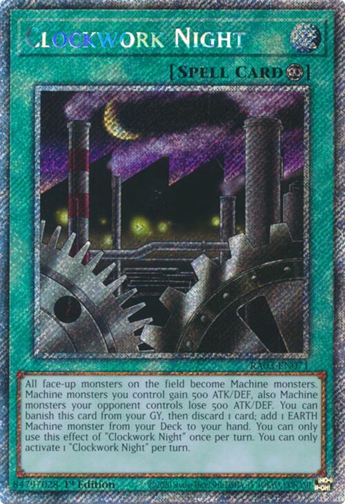 Clockwork Night (Platinum Secret Rare) [RA03-EN071] Platinum Secret Rare | Galactic Gamez